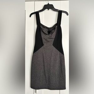 Gray & Black Dress